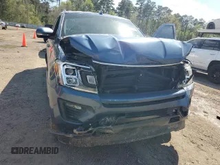 2018 Ford Expedition Max XLT with VIN 1FMJK1HTXJEA65442, listed as a Copart auction lot 50409205 with 136,100 mi miles and Salvage Title. Bid and sale history available at DreamBid. Image 5.