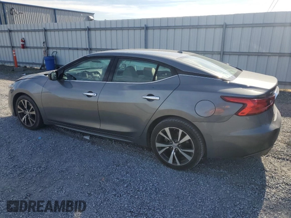 2016 Nissan Maxima S with VIN 1N4AA6AP1GC375135, listed as a Copart auction lot 49448485 with 85,510 mi miles and Salvage Title. Bid and sale history available at DreamBid. Image 2.