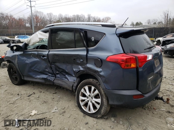 2014 Toyota RAV4 Limited with VIN 2T3DFREV7EW210395, listed as a Copart auction lot 48763165 with 0 mi miles and Salvage Title. Bid and sale history available at carsss.com. Image 2.
