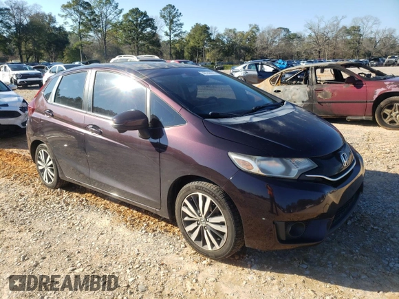 2016 Honda Fit EX-L with VIN JHMGK5H82GS014561, listed as a Copart auction lot 46746815 with 77,525 mi miles and Salvage title. Bid and sale history available at DreamBid. Image 4.