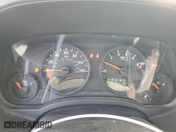 2010 Jeep Patriot Sport with VIN 1J4NF2GB9AD518345, listed as a Copart auction lot 52528755 with 175,193 mi miles and Salvage Title. Bid and sale history available at carsss.com. Image 9.