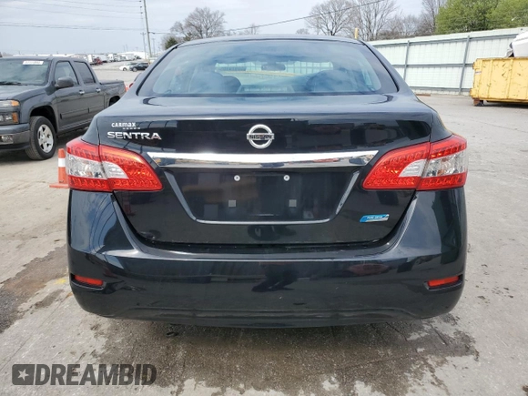 2014 Nissan Sentra SV with VIN 3N1AB7AP4EY241398, listed as a Copart auction lot 50979105 with 37,388 mi miles and Non repairable. Bid and sale history available at DreamBid. Image 6.