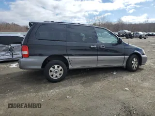 2003 Kia Sedona LX with VIN KNDUP131736449152, listed as a Copart auction lot 46272125 with 78,568 mi miles and Clean Title. Bid and sale history available at carsss.com. Image 3.