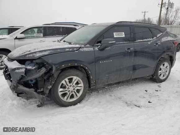 2019 Chevrolet Blazer with VIN 3GNKBCRS8KS585342, listed as a Copart auction lot 45980005 with 78,460 mi miles and Salvage Title. Bid and sale history available at carsss.com. Image 1.