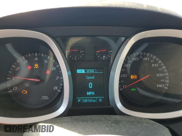2013 Chevrolet Equinox LS with VIN 2GNALBEK9D1261517, listed as a Copart auction lot 53301025 with 180,103 mi miles and Salvage Title. Bid and sale history available at DreamBid. Image 9.