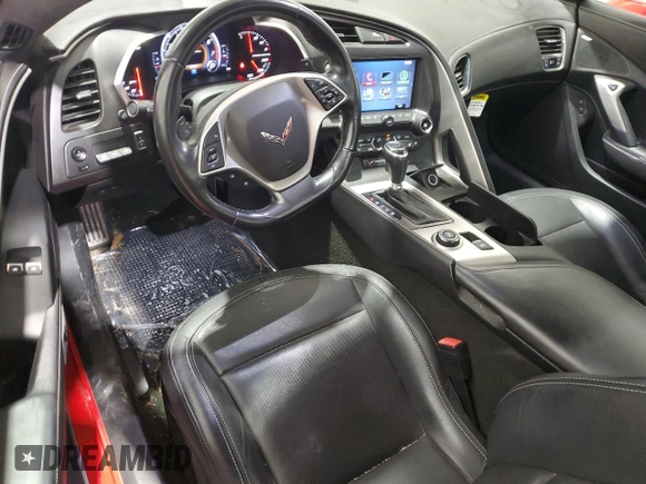 2017 Chevrolet Corvette 3LT with VIN 1G1YF3D72H5120013, listed as a Copart auction lot 86620464 with 31,823 mi miles and Clean Title. Bid and sale history available at carsss.com. Image 8.