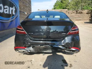 2024 Genesis G70 2.5T with VIN KMTG34SC4RU143352, listed as a Copart auction lot 56943305 with 20,316 mi miles and Clean title. Bid and sale history available at DreamBid. Image 6.