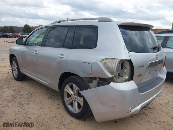 2008 Toyota Highlander Sport with VIN JTEDS43A382007009, listed as a IAAI auction lot 41843043 with 301,488 mi miles. Bid and sale history available at carsss.com. Image 3.