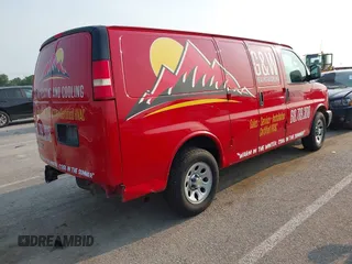 2014 Chevrolet Express Cargo with VIN 1GCSGAFX3E1156517, listed as a IAAI auction lot 42407242 with 154,000 mi miles and . Bid and sale history available at DreamBid. Image 4.