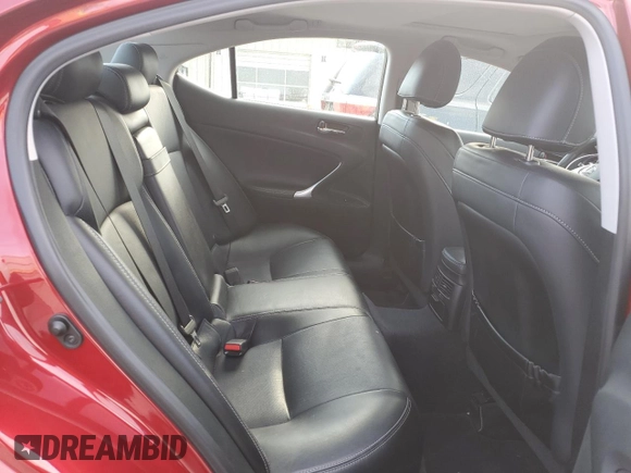 2011 Lexus IS 250 z VIN JTHCF5C25B5051696, wystawiony jako Copart lot #53704095 z przebiegiem 74 610 mil mil oraz Szkoda całkowita • Salvage title. Historia ofert i sprzedaży dostępna na DreamBid. Obrazek 10.