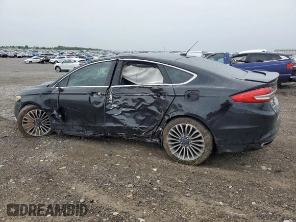 2018 Ford Fusion Titanium с VIN 3FA6P0K91JR183997, выставлен на аукционе Copart как лот 57717235 с пробегом 133 385 миль миль и Списание • Salvage title. История ставок и продаж доступна на DreamBid. Изображение 2.