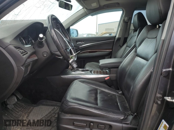 2016 Acura MDX with VIN 5FRYD3H24GB008286, listed as a Copart auction lot 49117595 with 97,415 mi miles and Salvage Title. Bid and sale history available at carsss.com. Image 7.