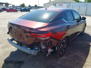 2024 Nissan Sentra SV with VIN 3N1AB8CV9RY379302, listed as a IAAI auction lot 42505057 with 4,839 mi miles and . Bid and sale history available at DreamBid. Image 4.
