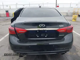 2021 Infiniti Q50 Signature Edition with VIN JN1EV7CP7MM706053, listed as a IAAI auction lot 42036446 with 26,392 mi miles and . Bid and sale history available at DreamBid. Image 16.