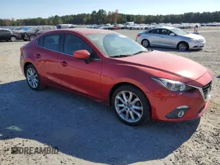 2015 Mazda 3 S Touring with VIN JM1BM1V39F1227583, listed as a Copart auction lot 76681734 with 163,744 mi miles and Salvage Title. Bid and sale history available at DreamBid. Image 4.