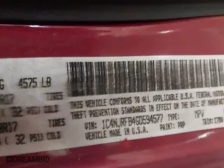 2016 Jeep Patriot High Altitude Edition with VIN 1C4NJRFB4GD594577, listed as a IAAI auction lot 41400224 with 188,025 mi miles. Bid and sale history available at carsss.com. Image 9.