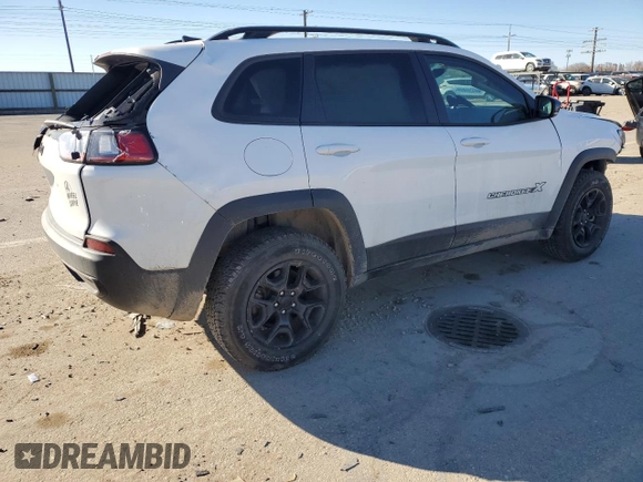 2022 Jeep Cherokee X with VIN 1C4PJMCX5ND556560, listed as a Copart auction lot 89098945 with 35,462 mi miles and Salvage Title. Bid and sale history available at carsss.com. Image 3.