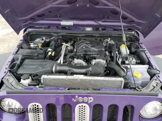 2018 Jeep Wrangler JK Unlimited Sport S with VIN 1C4BJWDG7JL907716, listed as a Copart auction lot 41833105 with 64,279 mi miles and Salvage Title. Bid and sale history available at carsss.com. Image 12.