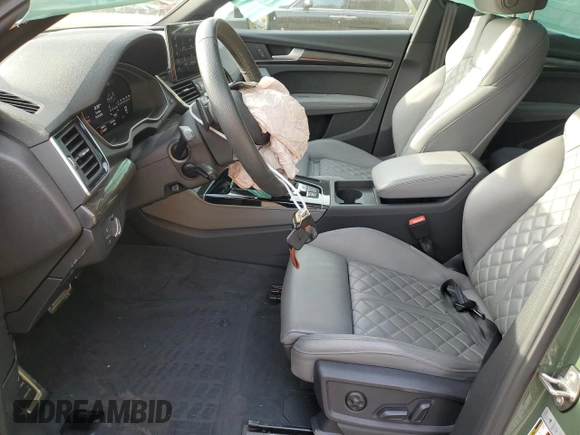 2023 Audi SQ5 Premium Plus with VIN WA1B4AFYXP2017560, listed as a Copart auction lot 72750824 with 14,447 mi miles and Salvage Title. Bid and sale history available at carsss.com. Image 7.