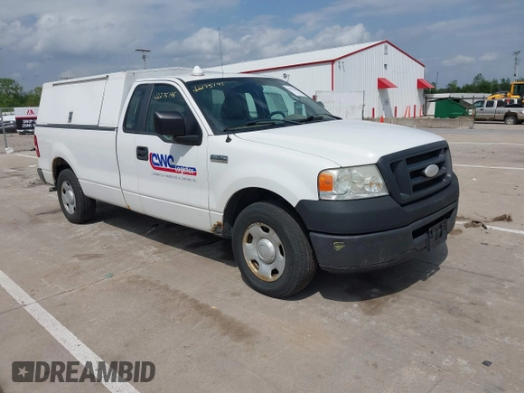 2007 Ford F-150 XL with VIN 1FTRF12W67NA77417, listed as a IAAI auction lot 42275195 with 147,164 mi miles and . Bid and sale history available at DreamBid. Image 1.