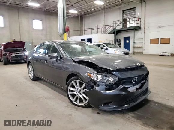 2017 Mazda 6 Touring with VIN JM1GL1V51H1116796, listed as a Copart auction lot 49315975 with 198,486 mi miles and Salvage Title. Bid and sale history available at DreamBid. Image 10.