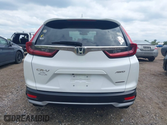 2021 Honda CR-V Touring with VIN 5J6RW2H93ML012016, listed as a IAAI auction lot 42365715 with 55,114 mi miles and . Bid and sale history available at DreamBid. Image 16.