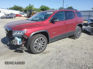 2020 GMC Acadia AT4 with VIN 1GKKNLLS9LZ197487, listed as a Copart auction lot 60294165 with 58,580 mi miles and Salvage title. Bid and sale history available at DreamBid. Image 1.