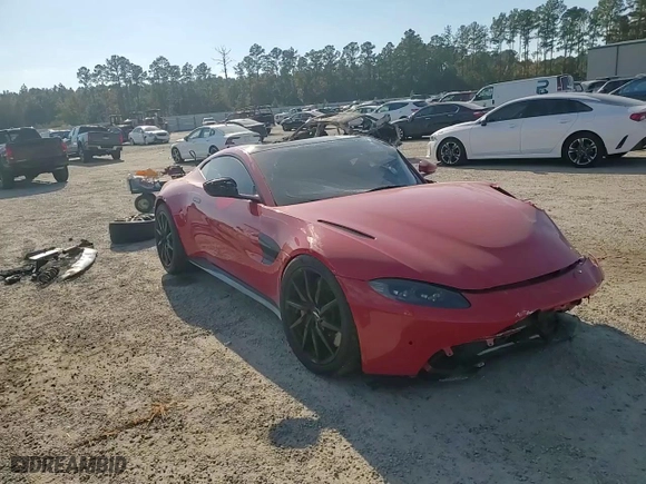 2020 Aston Martin Vantage with VIN SCFSMGAWXLGN03122, listed as a Copart auction lot 77734374 with 0 mi miles and Salvage Title. Bid and sale history available at carsss.com. Image 10.