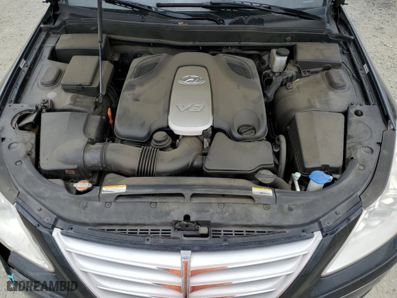 2010 Hyundai Genesis with VIN KMHGC4DF7AU071553, listed as a Copart auction lot 48318205 with 118,062 mi miles and Salvage Title. Bid and sale history available at carsss.com. Image 11.