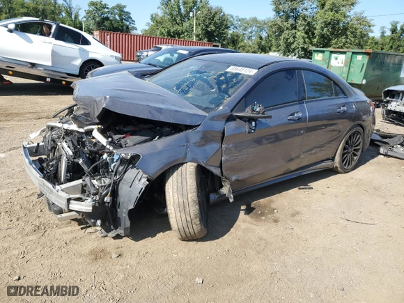 2016 Mercedes-Benz CLA with VIN WDDSJ4GB5GN364275, listed as a Copart auction lot 68645124 with 88,542 mi miles and Salvage Title. Bid and sale history available at carsss.com. Image 1.