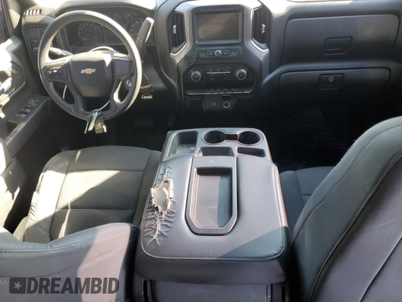 2020 Chevrolet Silverado 1500 Custom with VIN 1GCPWBEHXLZ268335, listed as a Copart auction lot 77532823 with 95,323 mi miles and Non Repairable. Bid and sale history available at carsss.com. Image 8.