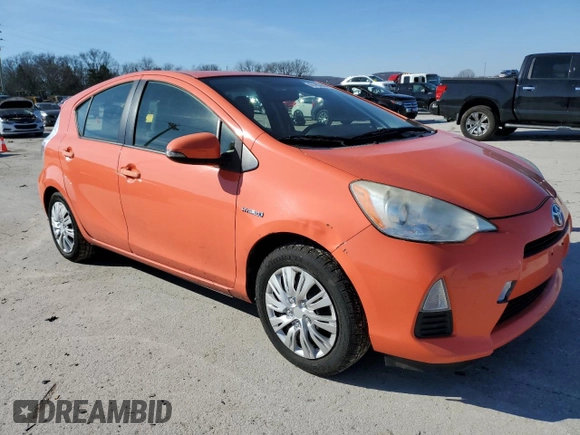 2012 Toyota Prius One with VIN JTDKDTB35C1013198, listed as a Copart auction lot 43583985 with 185,086 mi miles and Clean Title. Bid and sale history available at DreamBid. Image 4.