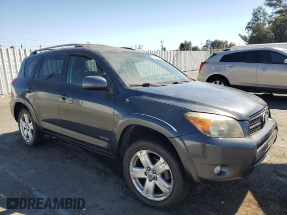 2007 Toyota RAV4 Sport z VIN JTMZK32V076009221, wystawiony jako Copart lot #75331574 z przebiegiem 214 017 mil mil oraz Szkoda całkowita • Salvage title. Historia ofert i sprzedaży dostępna na DreamBid. Obrazek 4.