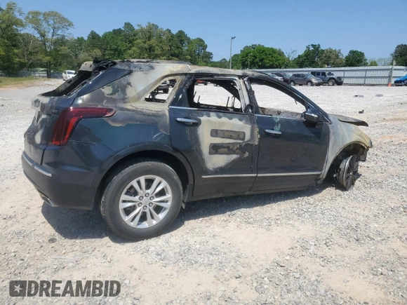 2021 Cadillac XT5 FWD Luxury with VIN 1GYKNAR40MZ144522, listed as a Copart auction lot 53457035 with Not provided miles and Non repairable. Bid and sale history available at DreamBid. Image 3.