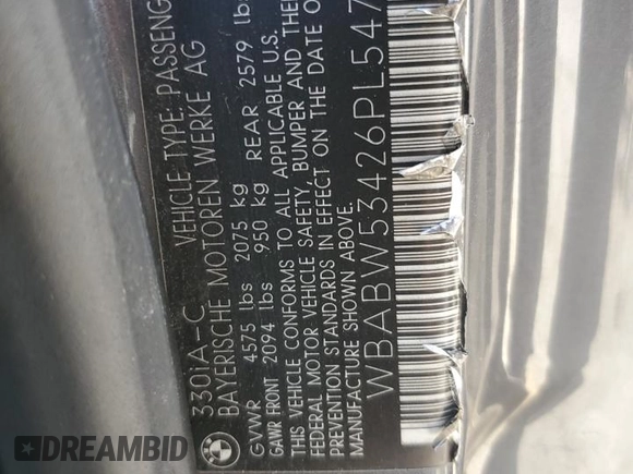 2006 BMW 3 Series 330Ci z VIN WBABW53426PL54764, wystawiony jako Copart lot #57313995 z przebiegiem 151 853 mil mil oraz Czysty tytuł • Clean title. Historia ofert i sprzedaży dostępna na DreamBid. Obrazek 12.