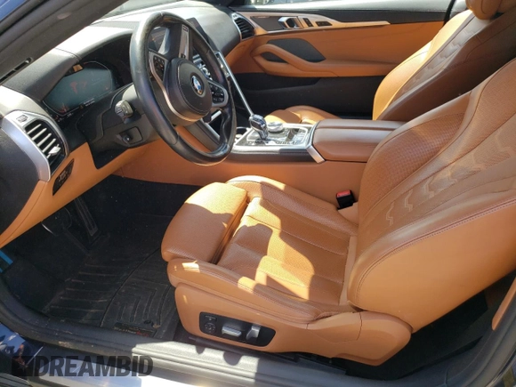 2022 BMW 8 Series 840i with VIN WBADZ2C09NCJ99129, listed as a Copart auction lot 58639014 with 26,194 mi miles and Salvage Title. Bid and sale history available at carsss.com. Image 7.