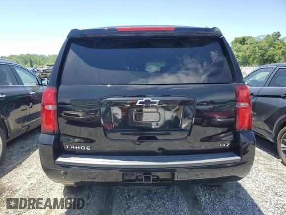 2015 Chevrolet Tahoe LT with VIN 1GNSCBKC7FR624103, listed as a Copart auction lot 57988125 with Not provided miles and Salvage title. Bid and sale history available at DreamBid. Image 6.