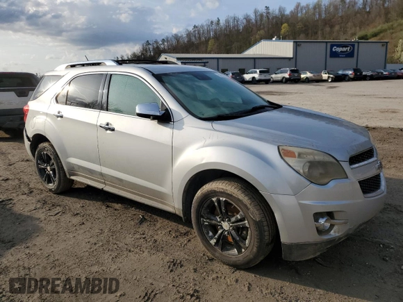 2013 Chevrolet Equinox LTZ with VIN 2GNFLGEK9D6292420, listed as a Copart auction lot 51507305 with Not Provided miles and Salvage Title. Bid and sale history available at carsss.com. Image 4.