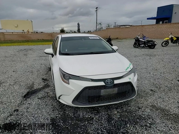 2021 Toyota Corolla Hybrid LE with VIN JTDEAMDE3MJ013373, listed as a Copart auction lot 48709785 with 136,422 mi miles and Salvage Title. Bid and sale history available at carsss.com. Image 10.