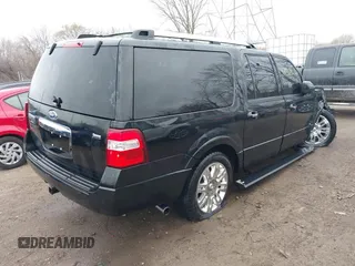 2011 Ford Expedition EL Limited with VIN 1FMJK2A54BEF33457, listed as a IAAI auction lot 41864686 with 186,278 mi miles. Bid and sale history available at carsss.com. Image 4.