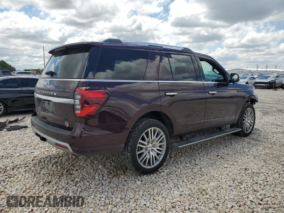 2024 Ford Expedition Platinum с VIN 1FMJU1M81REA40775, выставлен на аукционе Copart как лот 70694324 с пробегом 7 104 миль миль и Списание • Salvage title. История ставок и продаж доступна на DreamBid. Изображение 3.