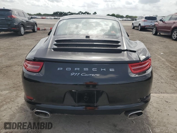 2013 Porsche 911 Carrera with VIN WP0AA2A91DS106896, listed as a Copart auction lot 61934304 with Not Provided miles and Salvage Title. Bid and sale history available at carsss.com. Image 6.