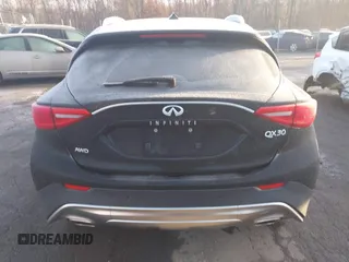 2018 Infiniti QX30 Luxury with VIN SJKCH5CR4JA046890, listed as a IAAI auction lot 41126484 with 92,165 mi miles and . Bid and sale history available at DreamBid. Image 16.