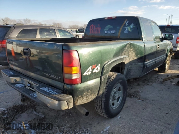 2002 Chevrolet Silverado 1500 LS with VIN 2GCEK19V221150025, listed as a Copart auction lot 41816045 with 246,070 mi miles and Salvage Title. Bid and sale history available at DreamBid. Image 3.