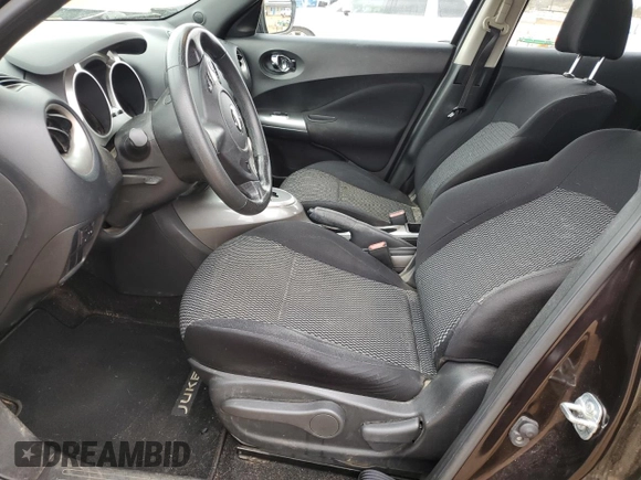 2015 Nissan Juke S with VIN JN8AF5MR7FT510592, listed as a Copart auction lot 48353095 with 0 mi miles and Salvage Title. Bid and sale history available at carsss.com. Image 7.
