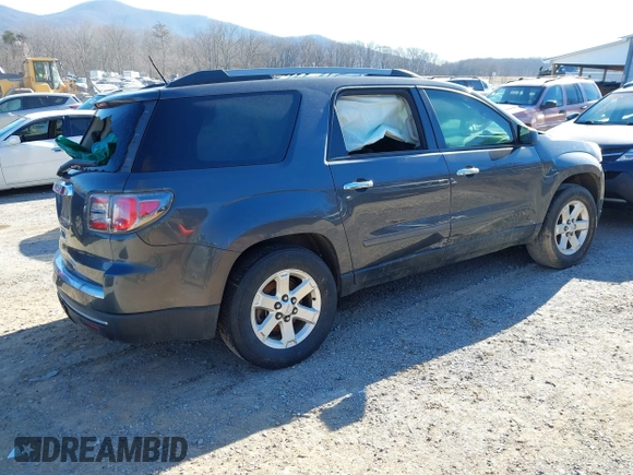 2014 GMC Acadia SLE with VIN 1GKKRPKD5EJ126447, listed as a IAAI auction lot 41628113 with 1 mi miles. Bid and sale history available at carsss.com. Image 4.
