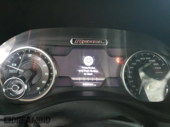 2020 Ram 1500 Rebel with VIN 1C6SRFLT8LN174114, listed as a Copart auction lot 59323525 with 102,701 mi miles and Non repairable. Bid and sale history available at DreamBid. Image 9.