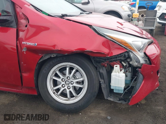 2017 Toyota Prius Two with VIN JTDKARFU3H3539680, listed as a IAAI auction lot 41895755 with 56,961 mi miles. Bid and sale history available at carsss.com. Image 6.