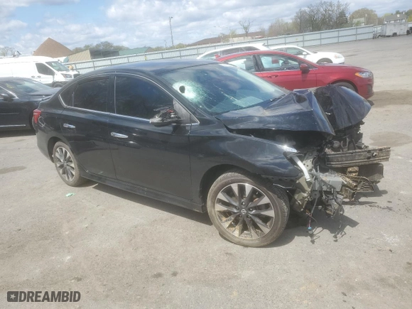 2019 Nissan Sentra SV with VIN 3N1AB7AP8KY255591, listed as a Copart auction lot 53195275 with 0 mi miles and Salvage Title. Bid and sale history available at carsss.com. Image 4.