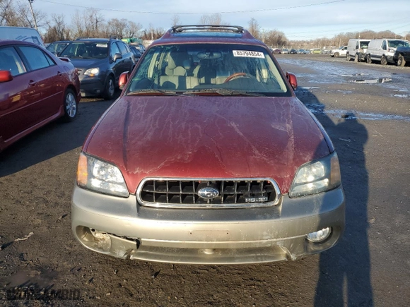 2004 Subaru Legacy Wagon (Natl) Outback H6 L.L. Bean Edition with VIN 4S3BH806147615447, listed as a Copart auction lot 85794854 with 183,253 mi miles and Salvage Title. Bid and sale history available at carsss.com. Image 5.
